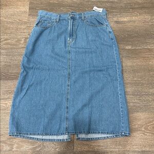 Old Navy Light Blue Denim Skirt